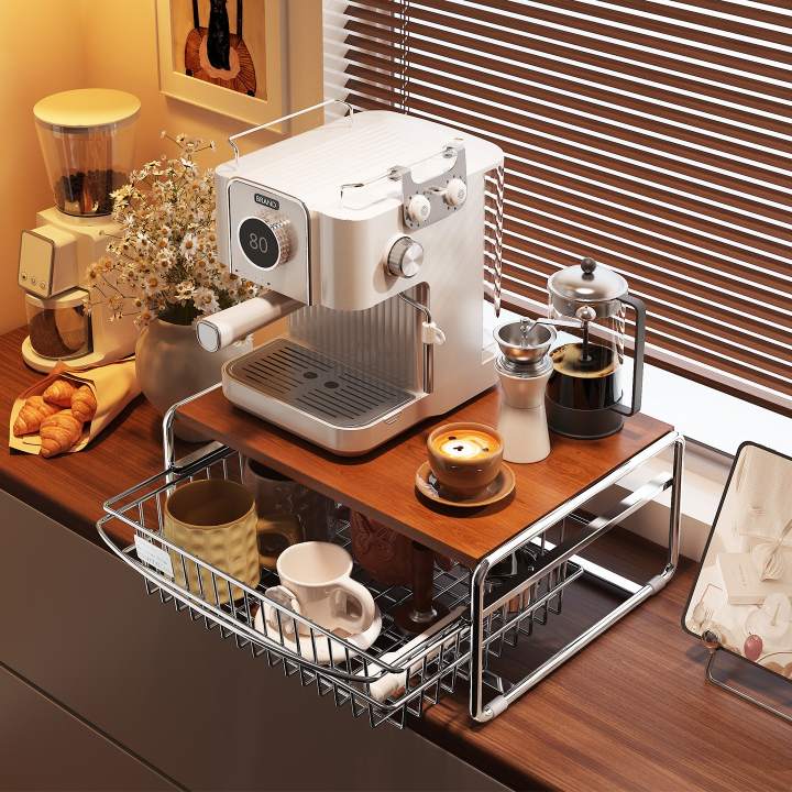 O que torna o rack de armazenamento de copos para cafeteira de bancada com cesto extraível um item obrigatório para a estação de café O que torna o rack de armazenamento de copos para cafeteira de bancada com cesto extraível um item obrigatório para a estação de café