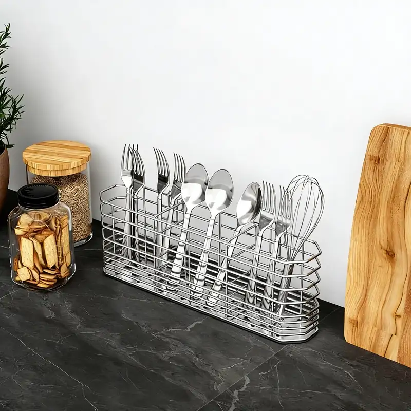Suporte para pauzinhos de aço inoxidável 304 e rack de secagem de utensílios