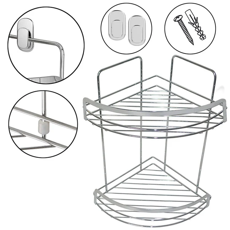 Bathroom Metal Corner Shelf