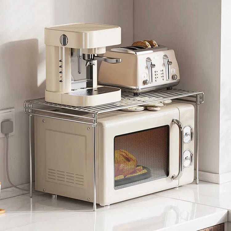 Rack de armazenamento para forno de microondas